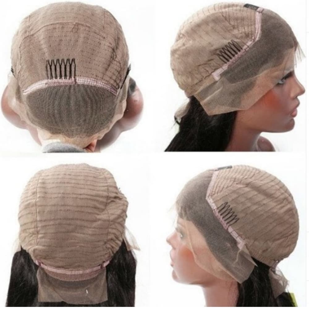 Virgin Brazilian Remy Full Lace Front Wig - Thumbnail 3
