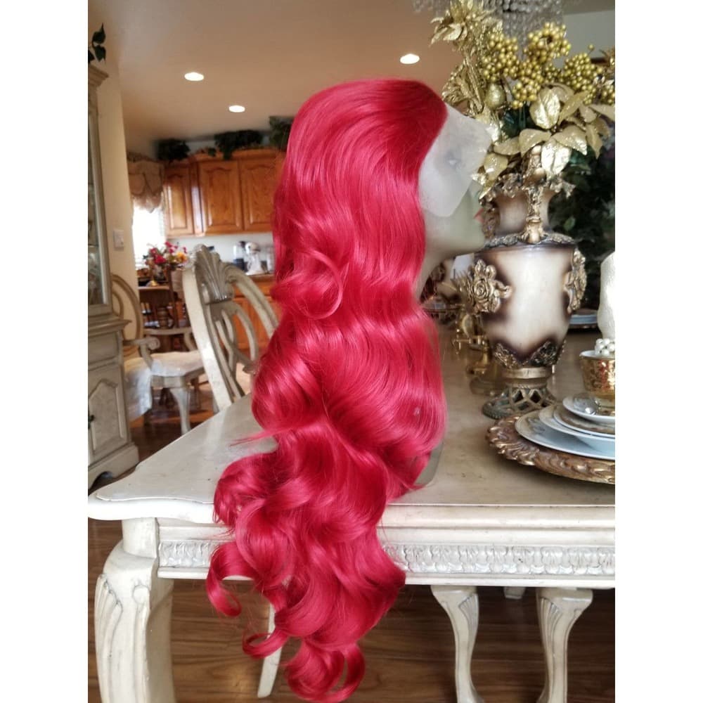 Red Beauty Lace Front Wig - Thumbnail 3