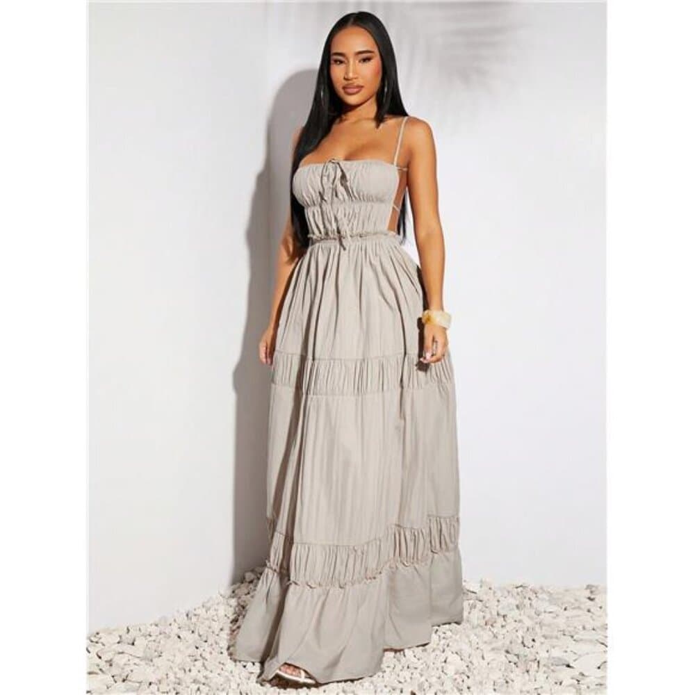 Sundress;Beach;Spring Summer Vacation Wedding Valentine's Day Women's - Thumbnail 3