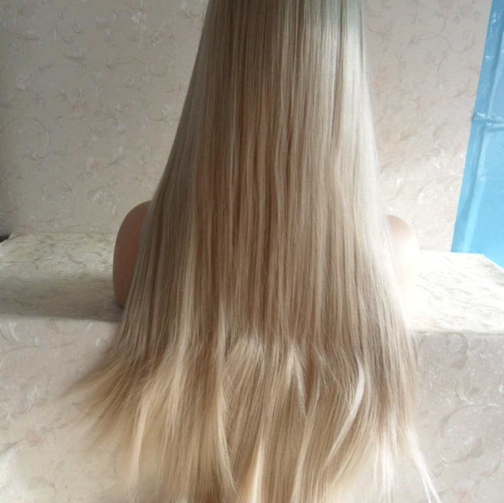 Ash Blonde Lace Front Wig