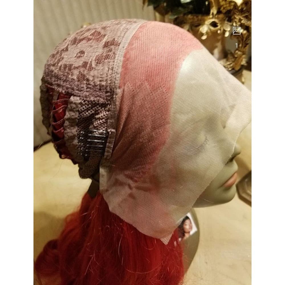Red Beauty Lace Front Wig - Thumbnail 8