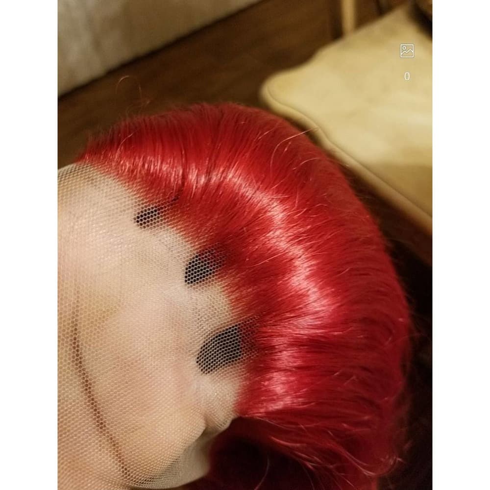Red Beauty Lace Front Wig - Thumbnail 7
