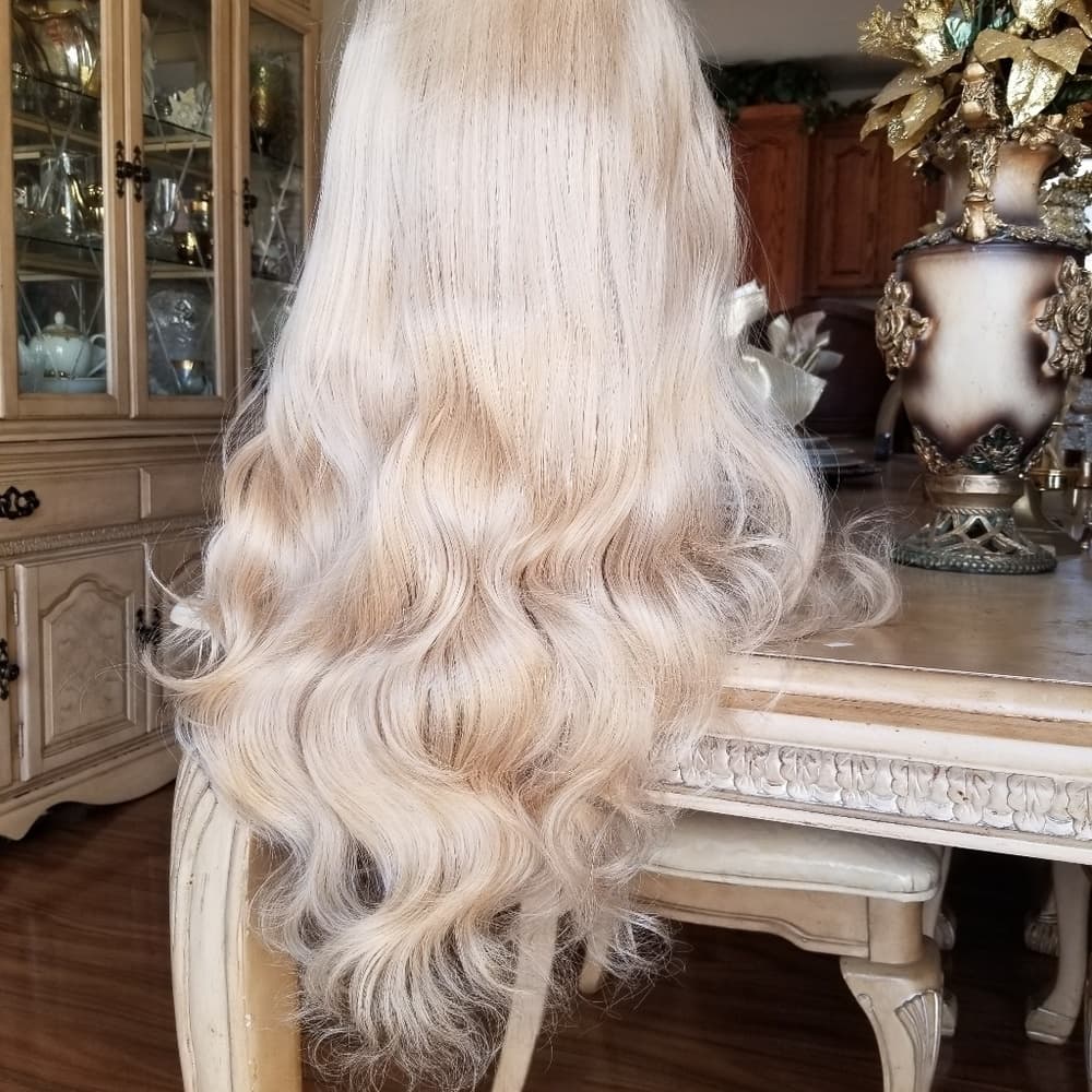 Ombre Blonde Beauty Lace Front Wig - Thumbnail 5