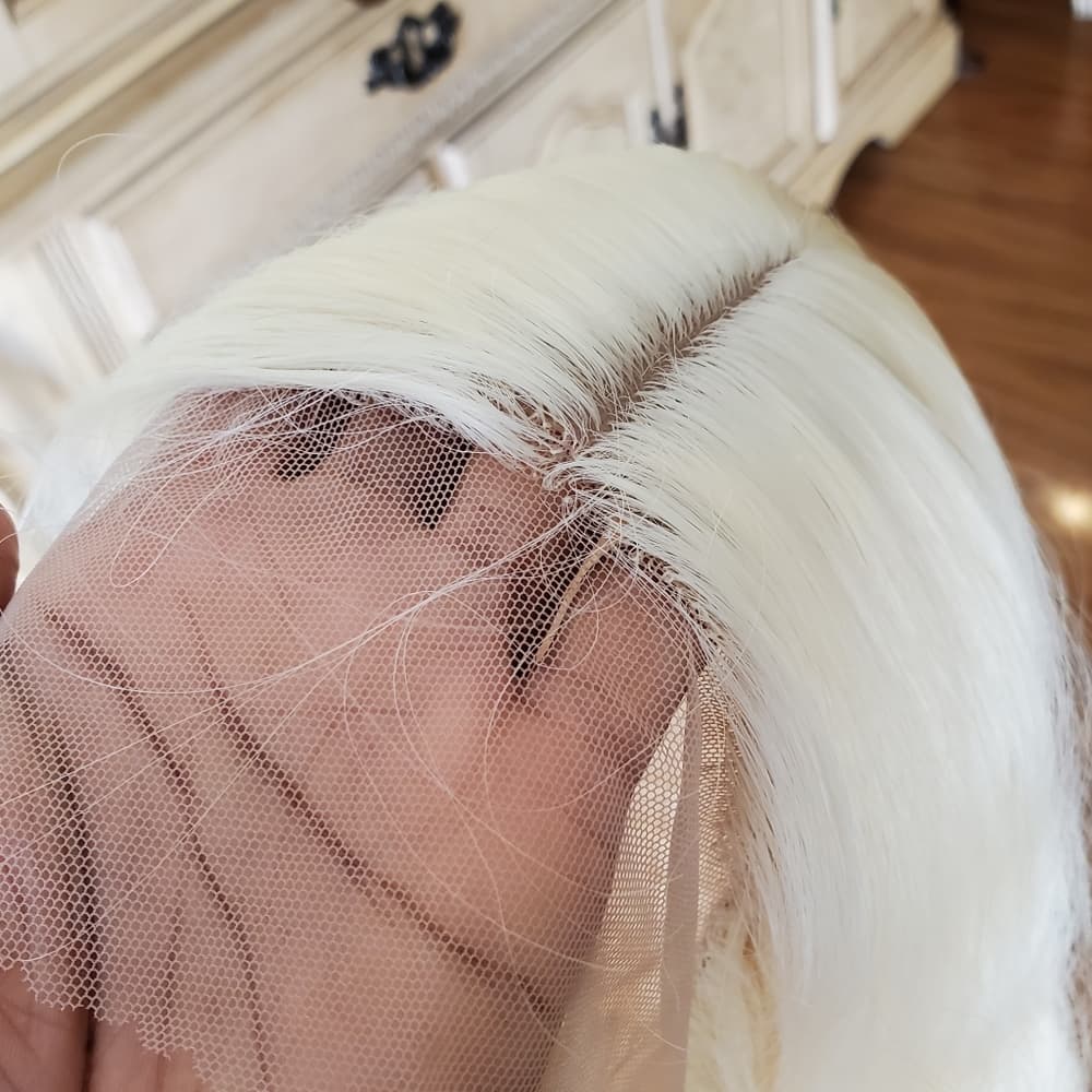 Bleach Blonde Beauty Lace Front Wig - Thumbnail 7