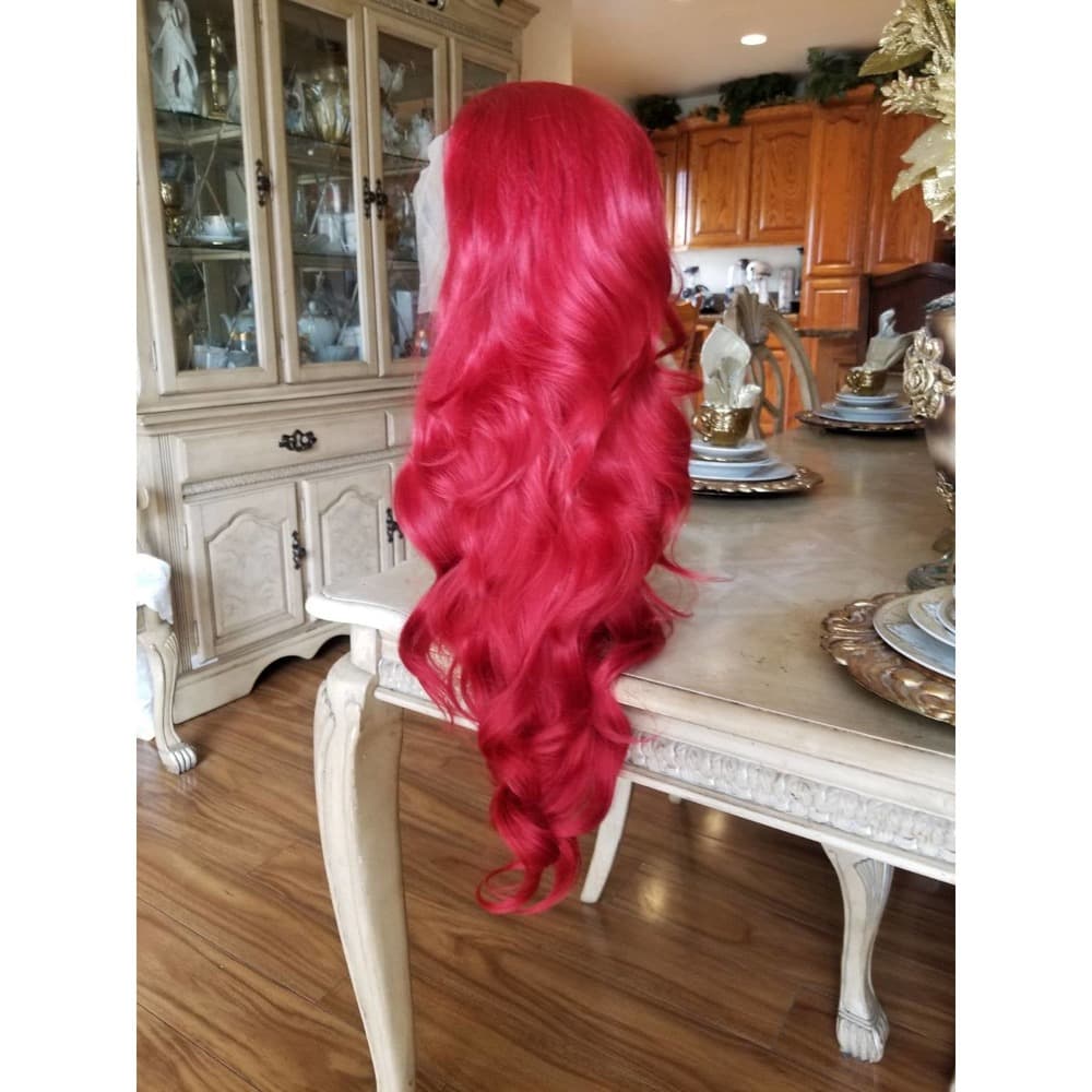 Red Beauty Lace Front Wig - Thumbnail 5