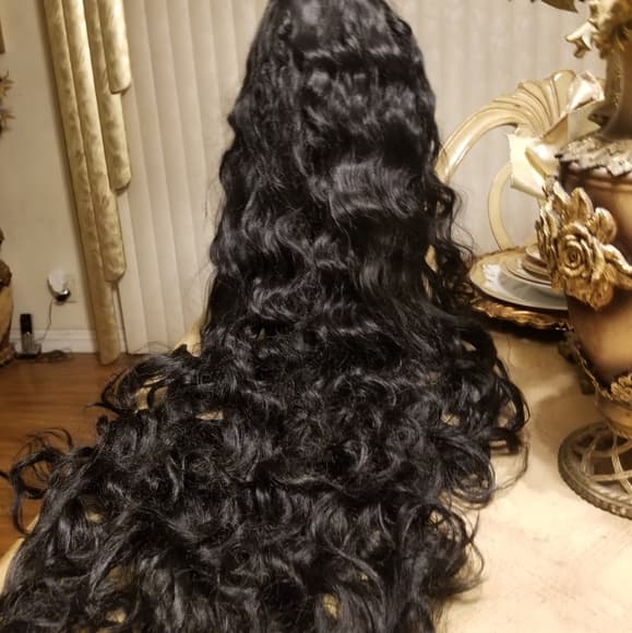 Black Straight Beauty Lace Front Wig - Thumbnail 13