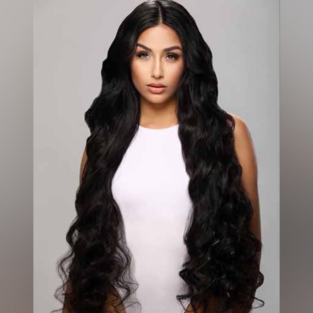 Black Virgin Remy Lace Front Wig 28-34 inches!!