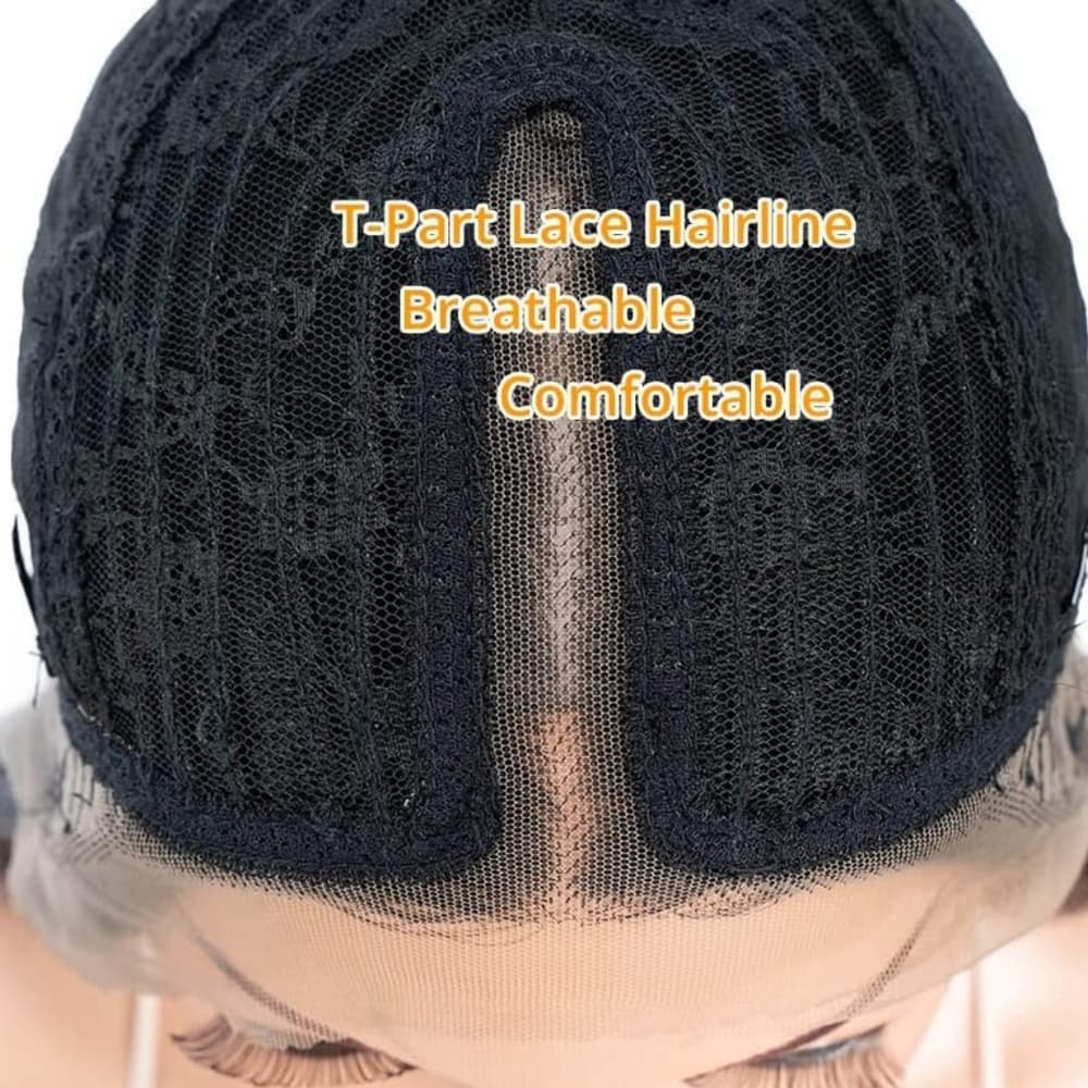 Black Straight Beauty Lace Front Wig - Thumbnail 8
