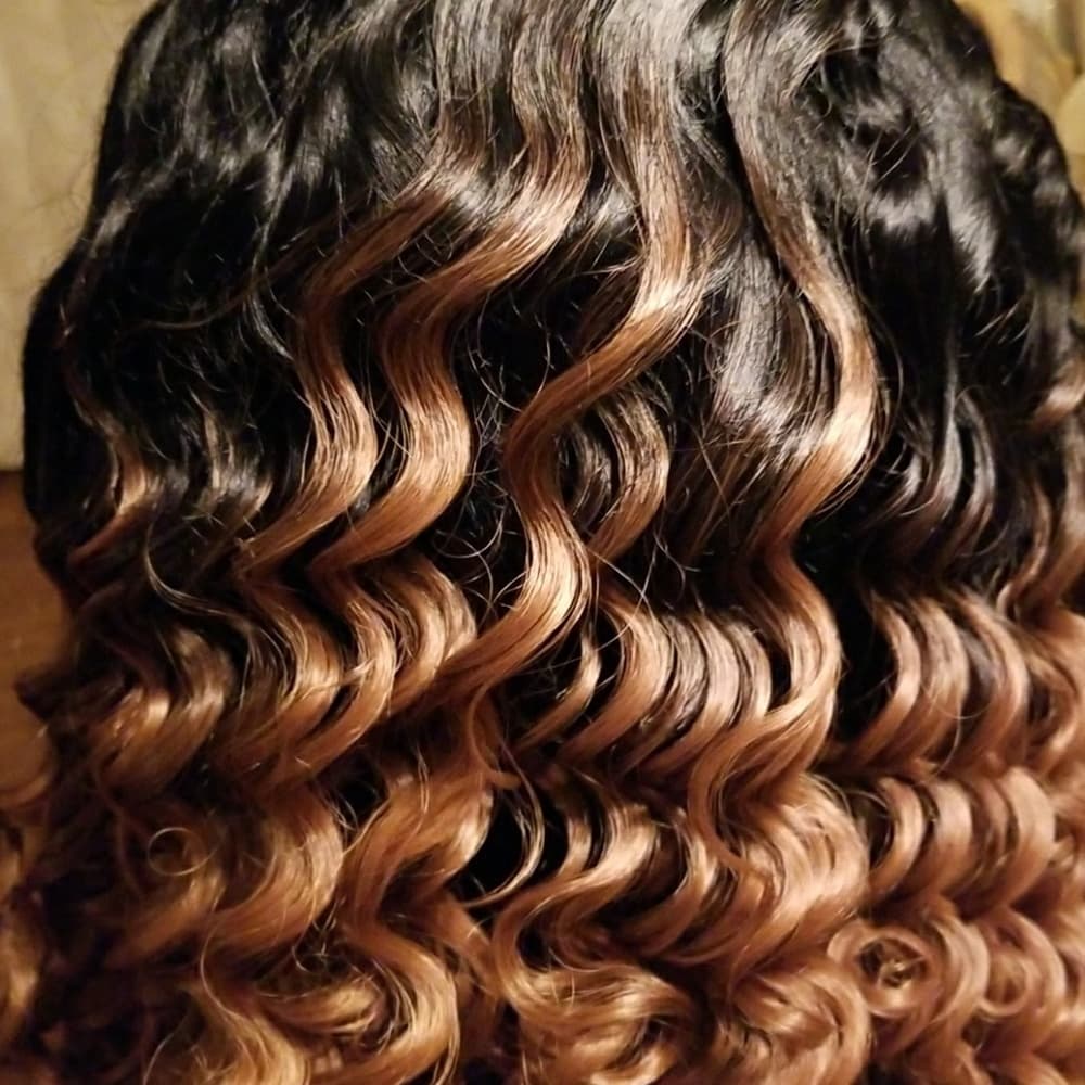 Ombre Lace Front Wig #1b/30 - Thumbnail 3