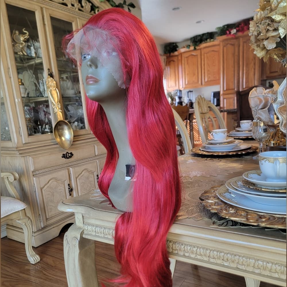 Red Lace Front Wig