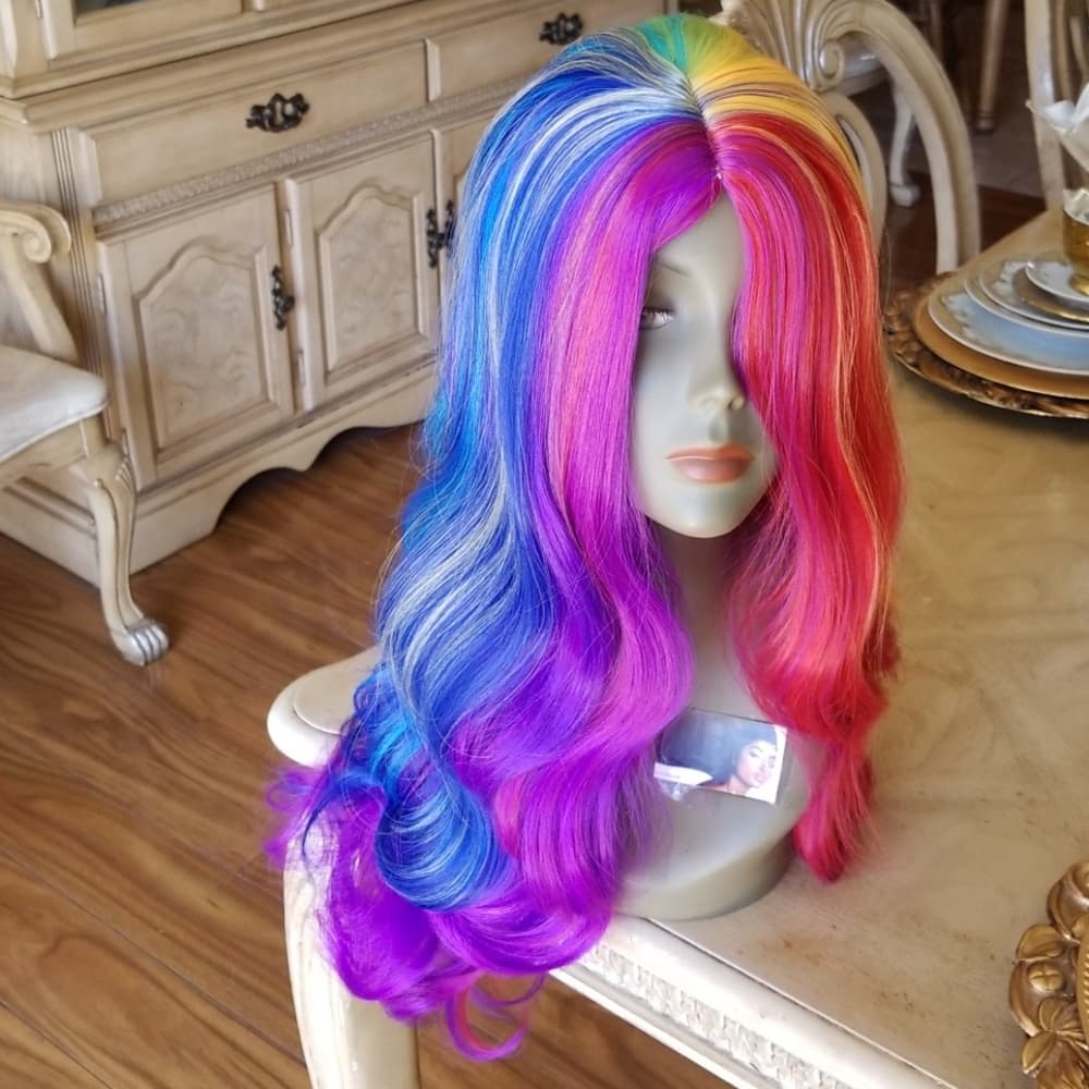 Rainbow Beauty Full Wig - Thumbnail 4