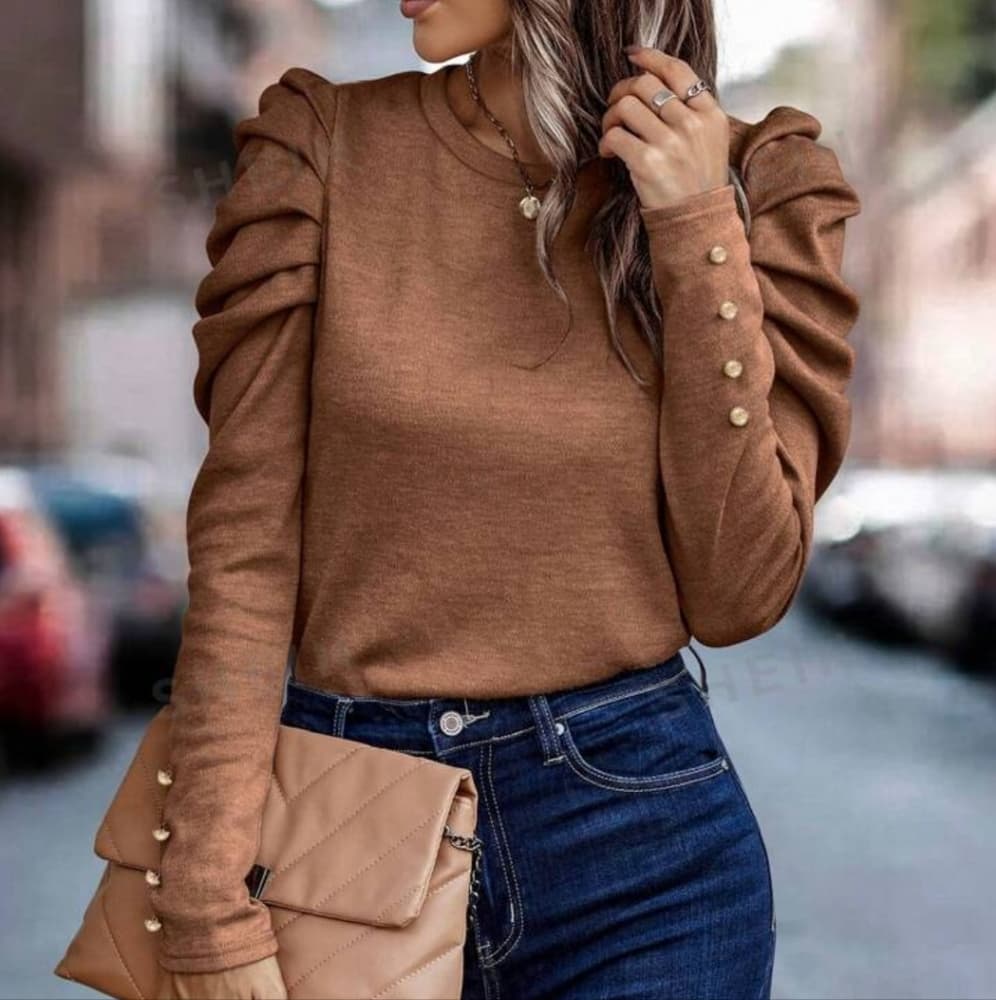 Solid Gigot Sleeve - Thumbnail 2