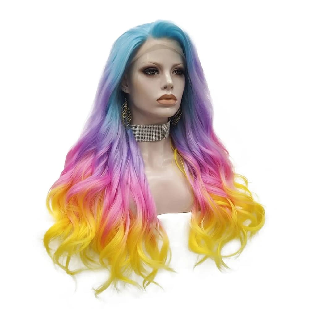 Rainbow Beauty Lace Front Wig - Thumbnail 3