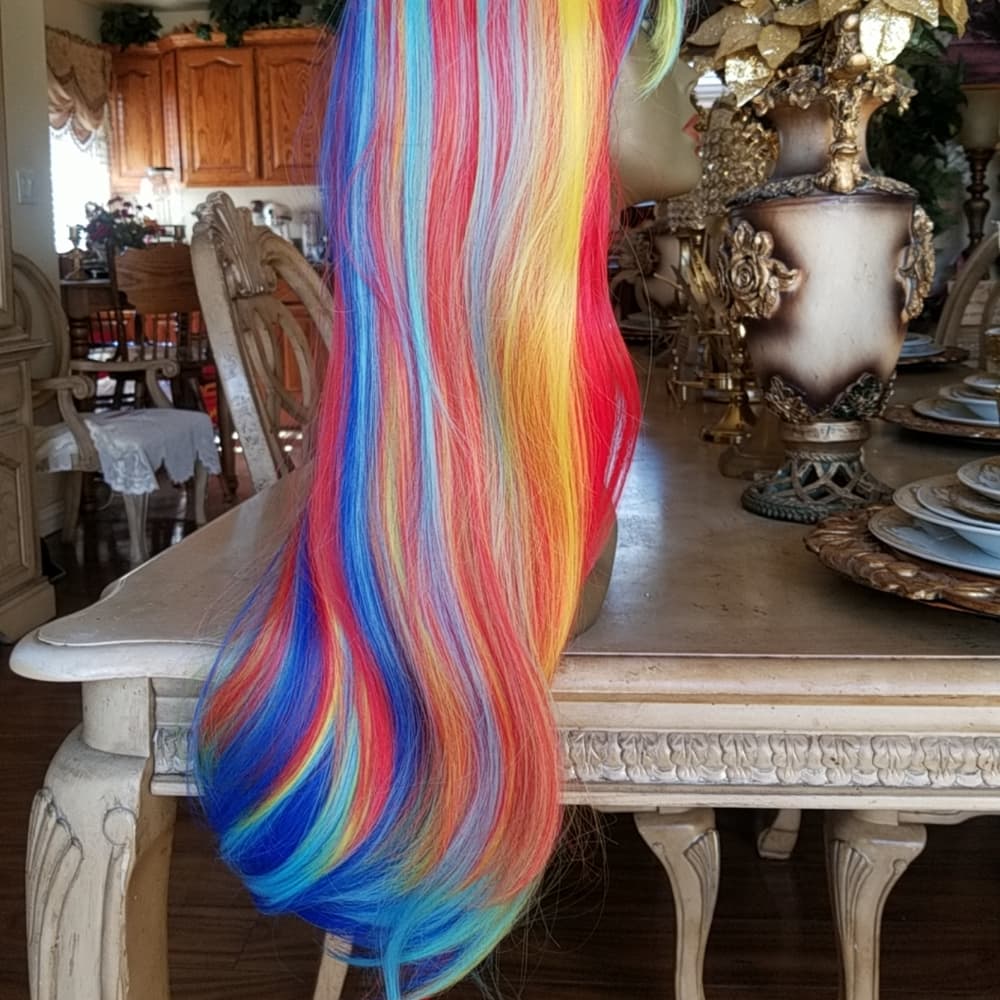 Rainbow Beauty Full Wig - Thumbnail 7