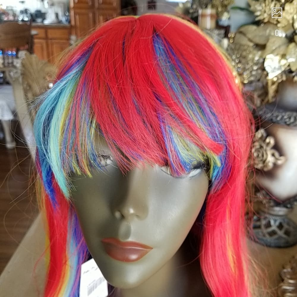 Rainbow Beauty Full Wig - Thumbnail 5
