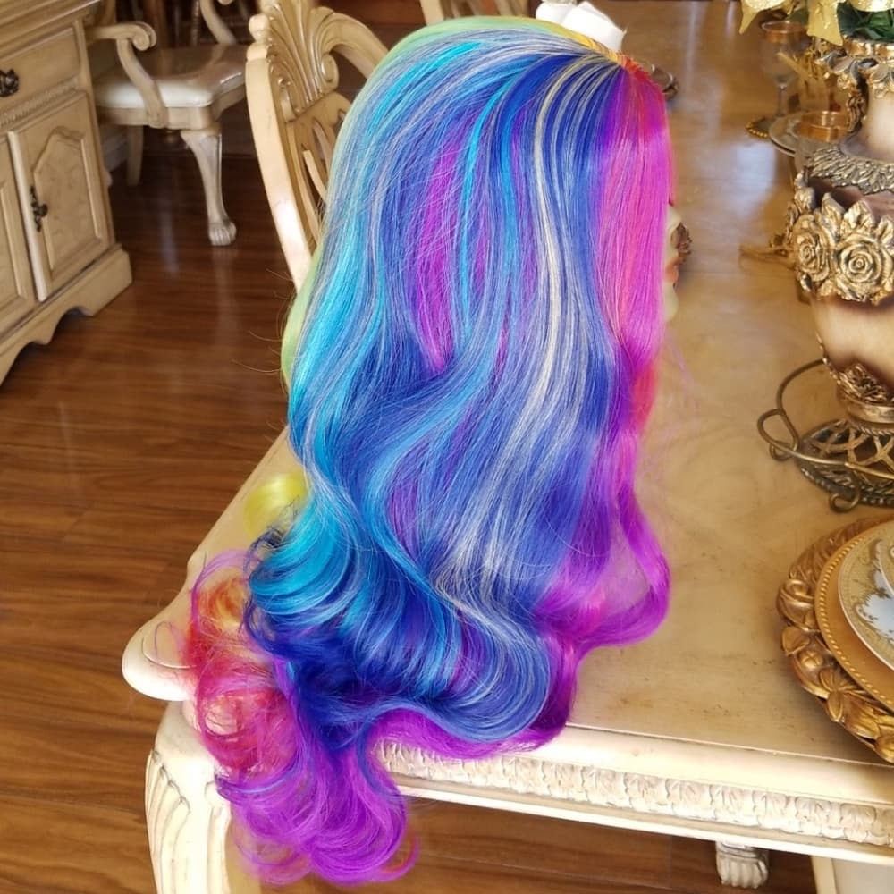 Rainbow Beauty Full Wig - Thumbnail 2