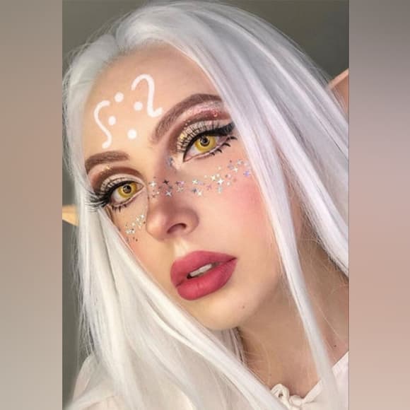 White Beauty Lace Front Wig - Thumbnail 2