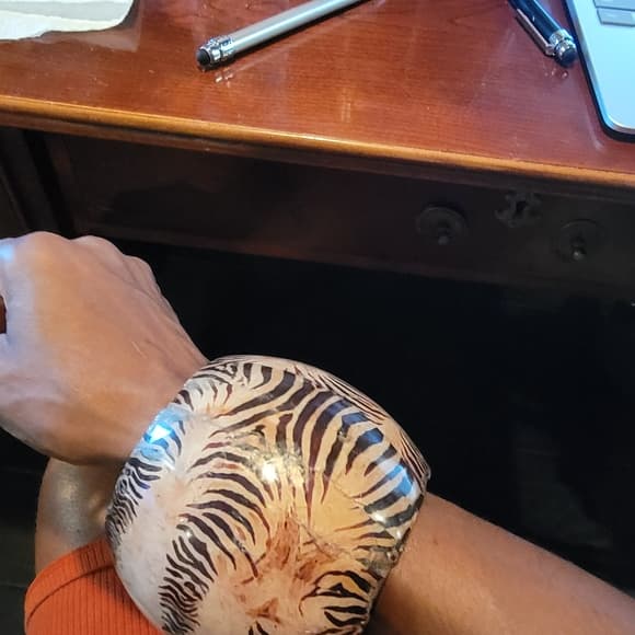 Animal Print Bangle Bracelet - Thumbnail 9