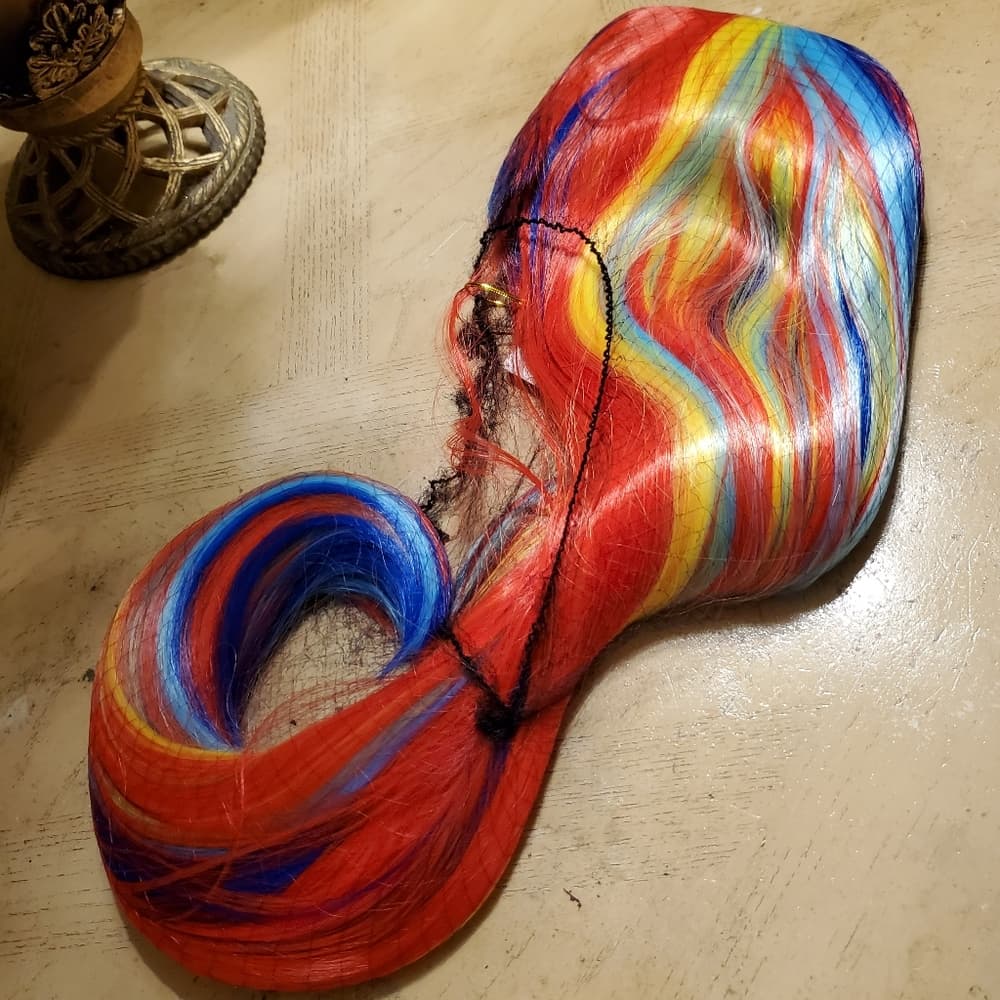 Rainbow Beauty Full Wig - Thumbnail 9