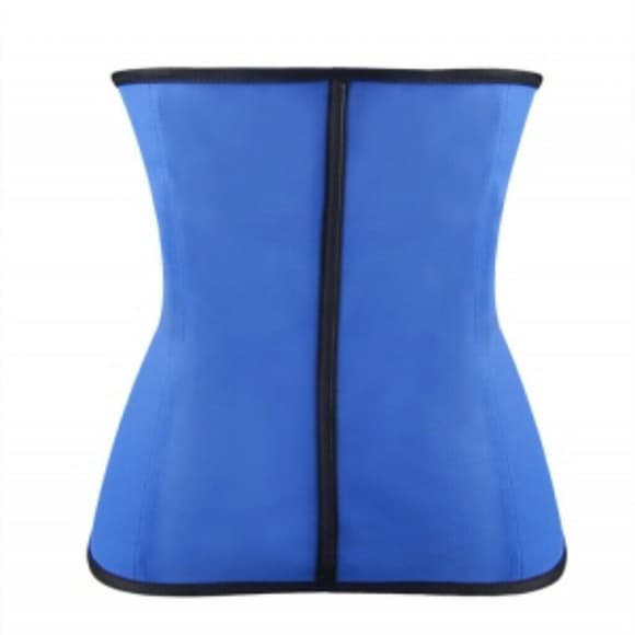 Blue Latex Waist Trainer Clincher-Slim Waist! - Thumbnail 3