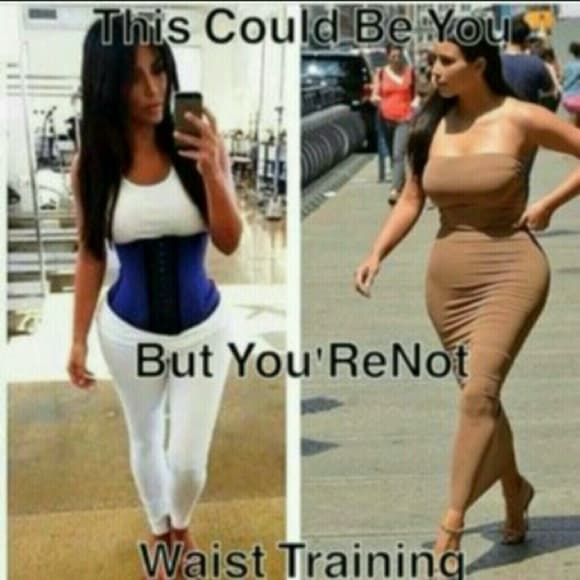 Blue Latex Waist Trainer Clincher-Slim Waist! - Thumbnail 4