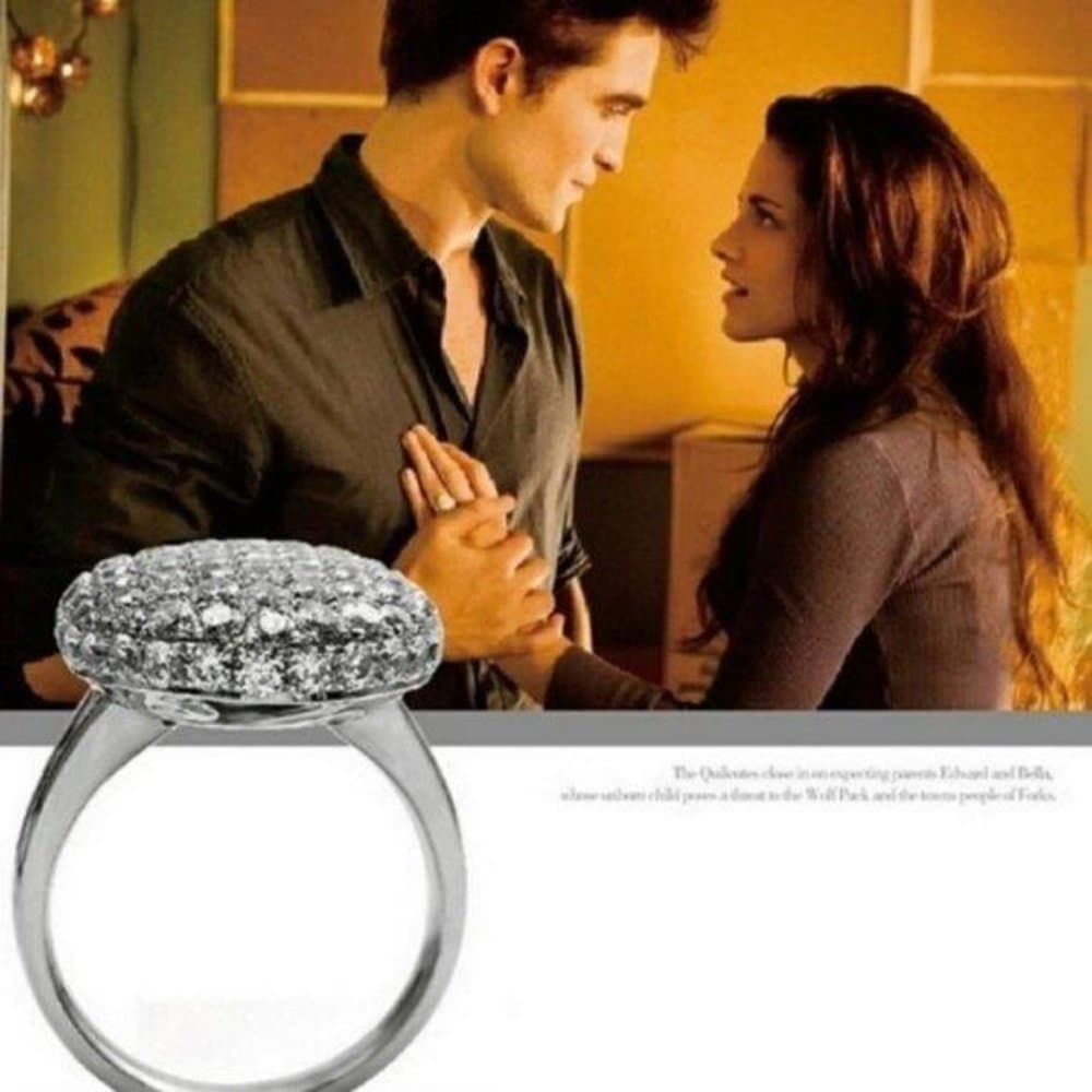NEW 925 Silver Twilight Bella Engagement Ring - Thumbnail 9