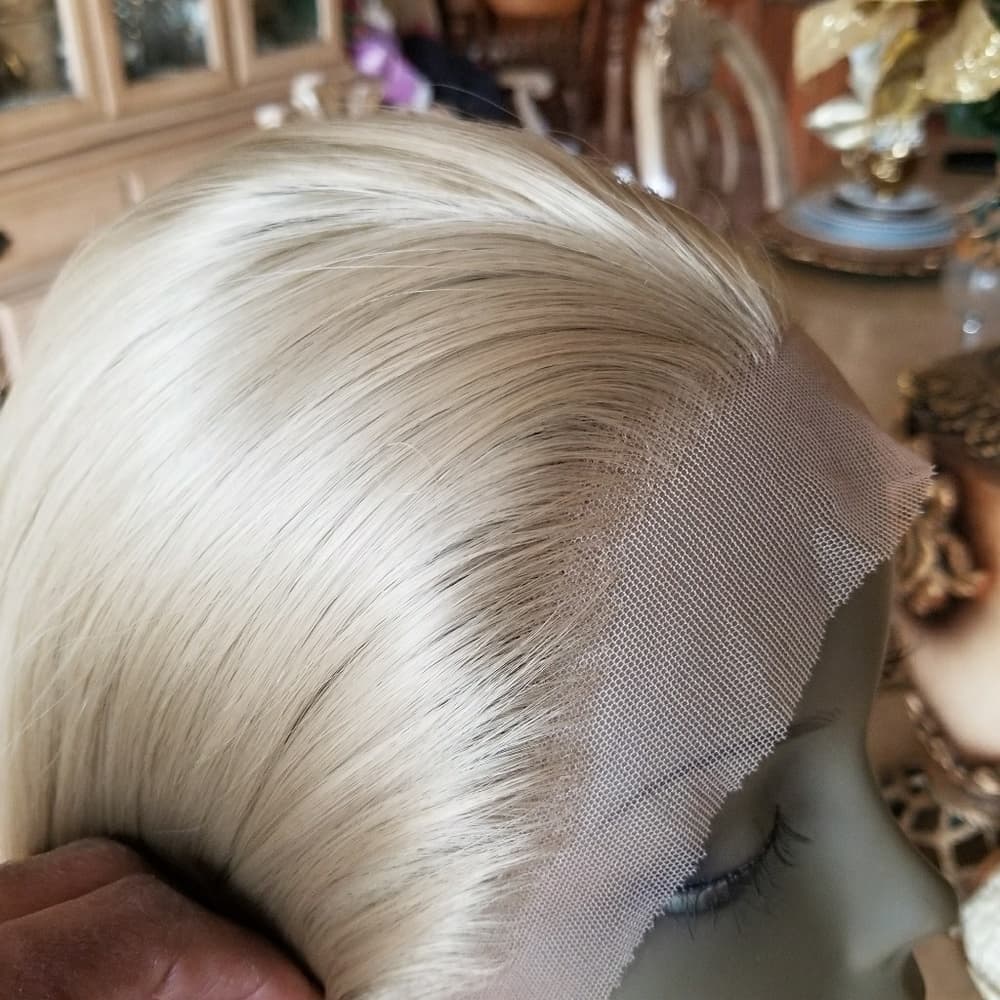 Ash Blonde Lace Front Wig 22-26 inches - Thumbnail 4