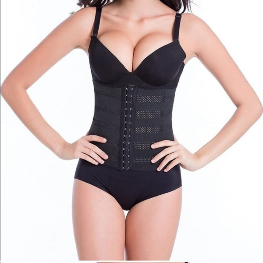 🔥SALE🔥 Black Breathable Shapewear Waist Trainer - Thumbnail 7