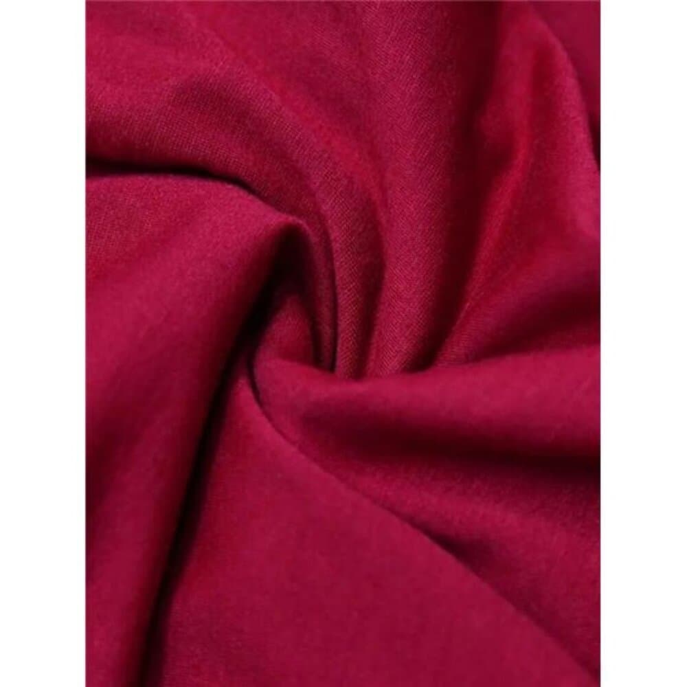 Two-Piece Set Of Oblique Shoulder Sweatshirt And Drawstring Waist Pants - Thumbnail 4