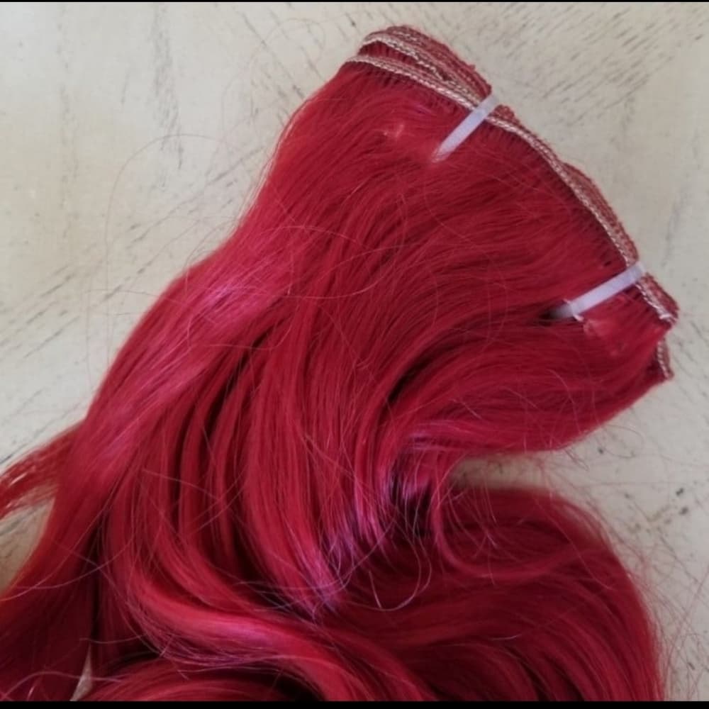 Red Beauty Full Head clip in Extension - Thumbnail 5