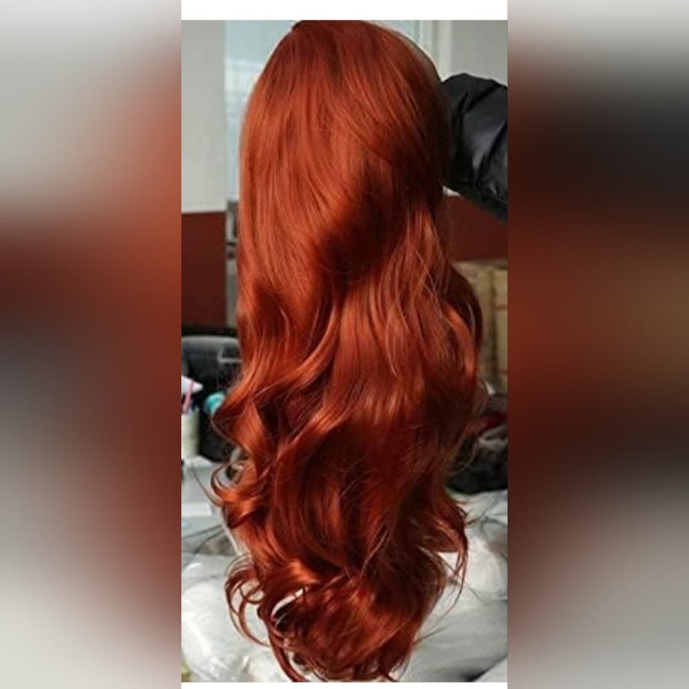 Copper Beautiful Lace Front Wig - Thumbnail 5