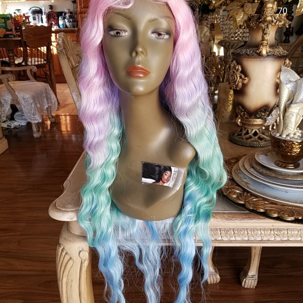 Rainbow Beauty Lace Front Wig - Thumbnail 3