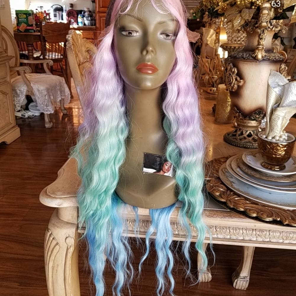 Rainbow Beauty Lace Front Wig - Thumbnail 9