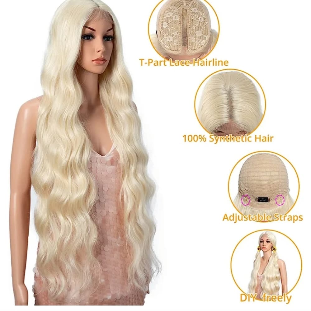 Blonde Beauty Full Lace Front Wig - Thumbnail 7