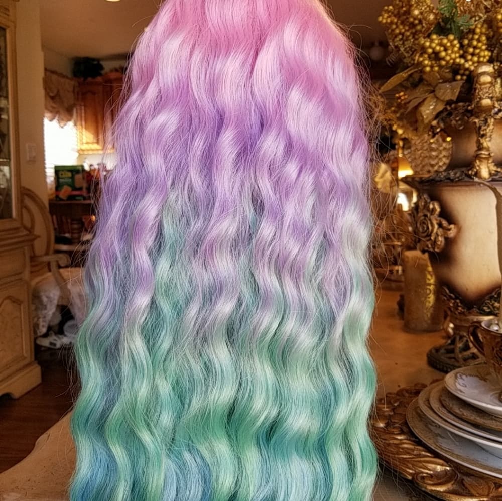 Rainbow Beauty Lace Front Wig - Thumbnail 3