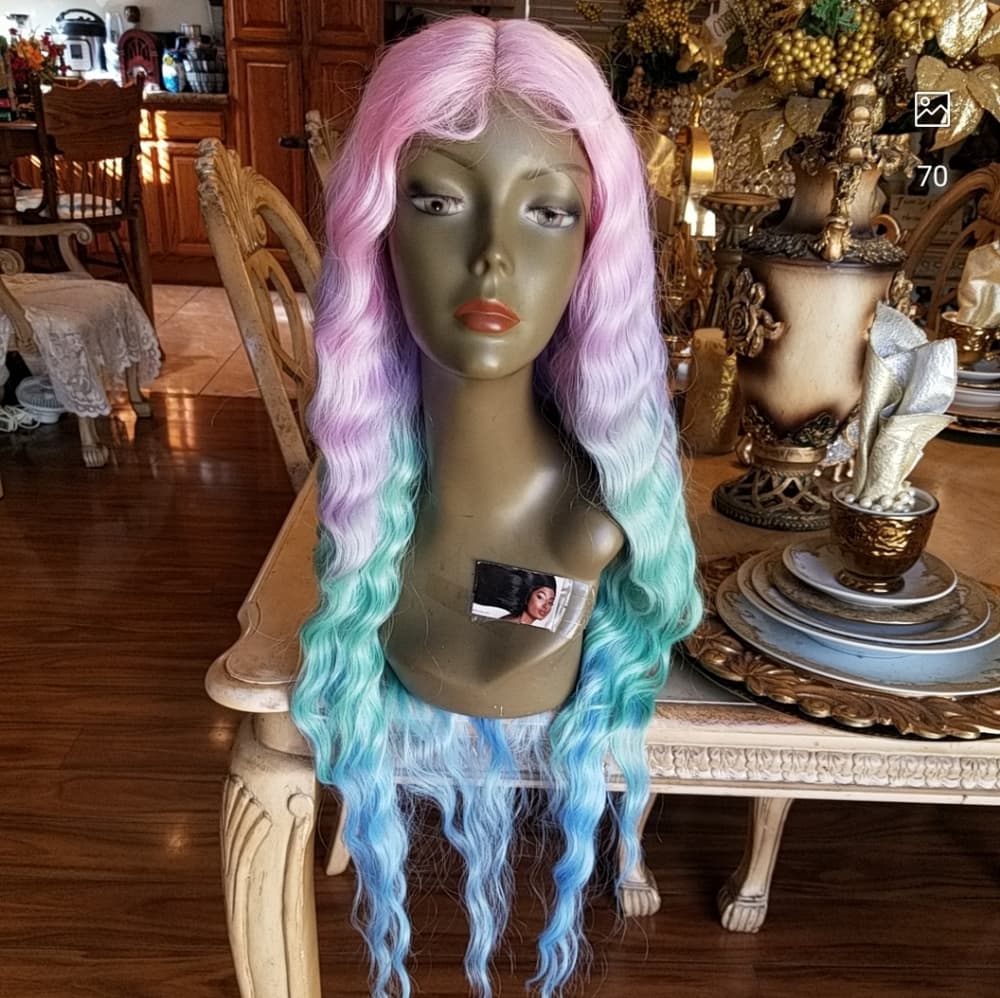 Rainbow Beauty Lace Front Wig - Thumbnail 11