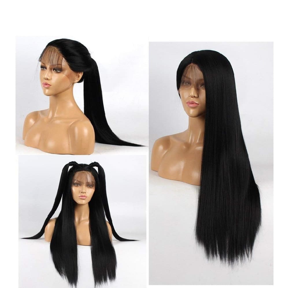 Yaki Straight Lace Front Wig 26-30 inches - Thumbnail 5