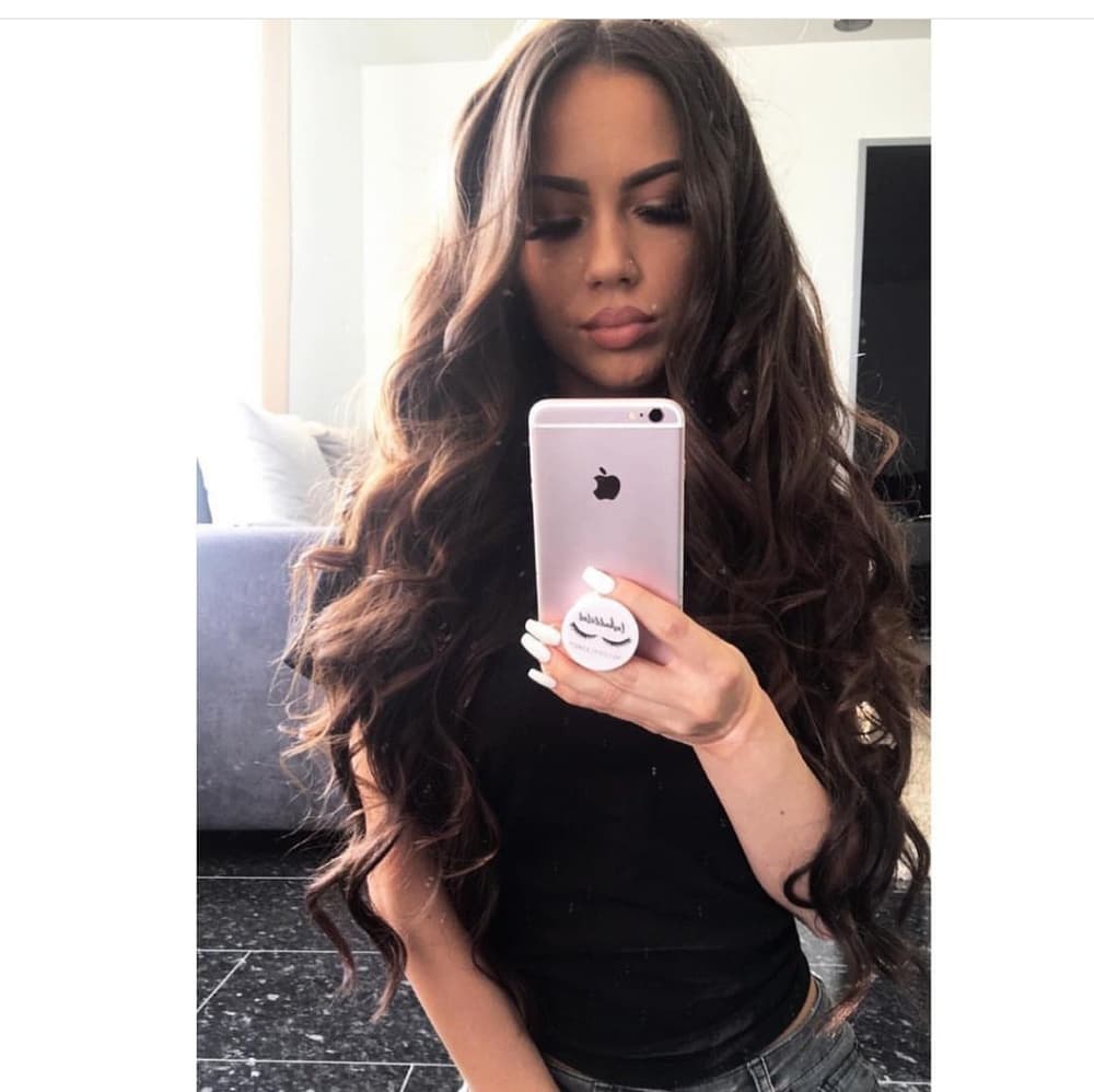 Brown Wavy Beauty Lace Front Wig - Thumbnail 5