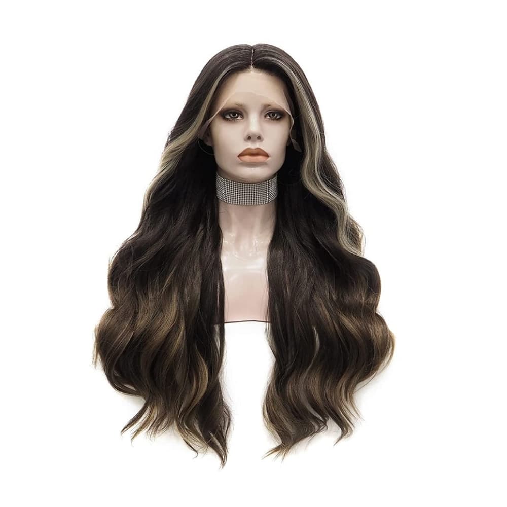 Brown Blonde Beauty Lace Front Wig - Thumbnail 4