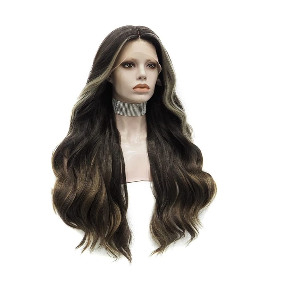 Brown Blonde Beauty Lace Front Wig - Thumbnail 3