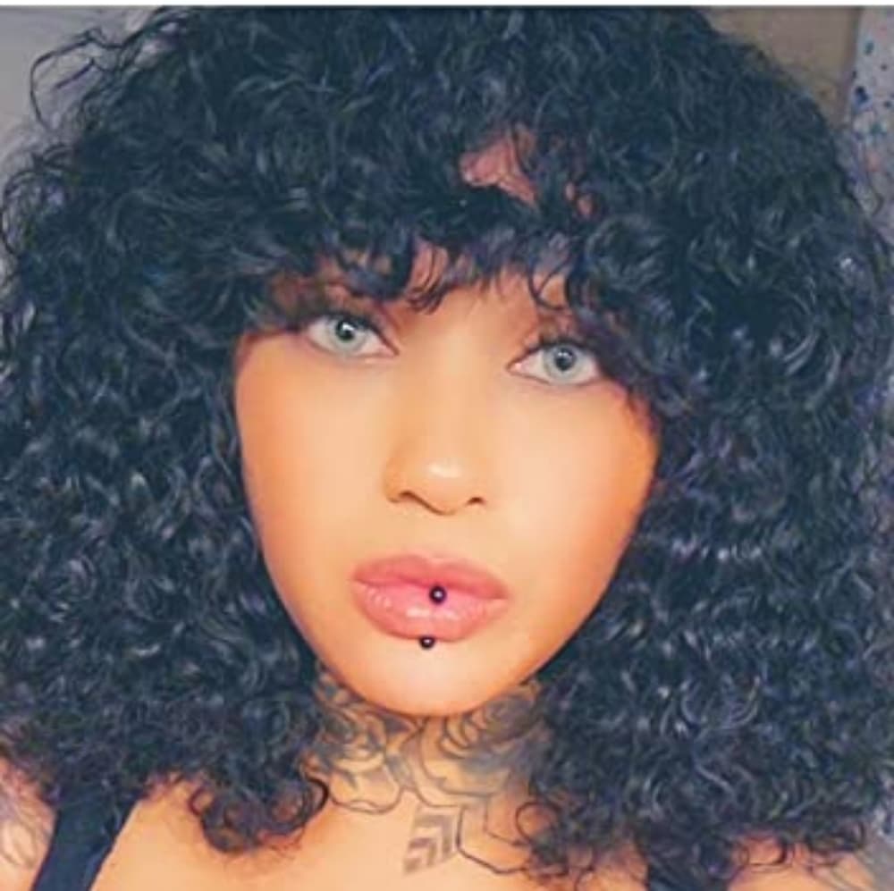 Black Human Hair Wig - Thumbnail 3