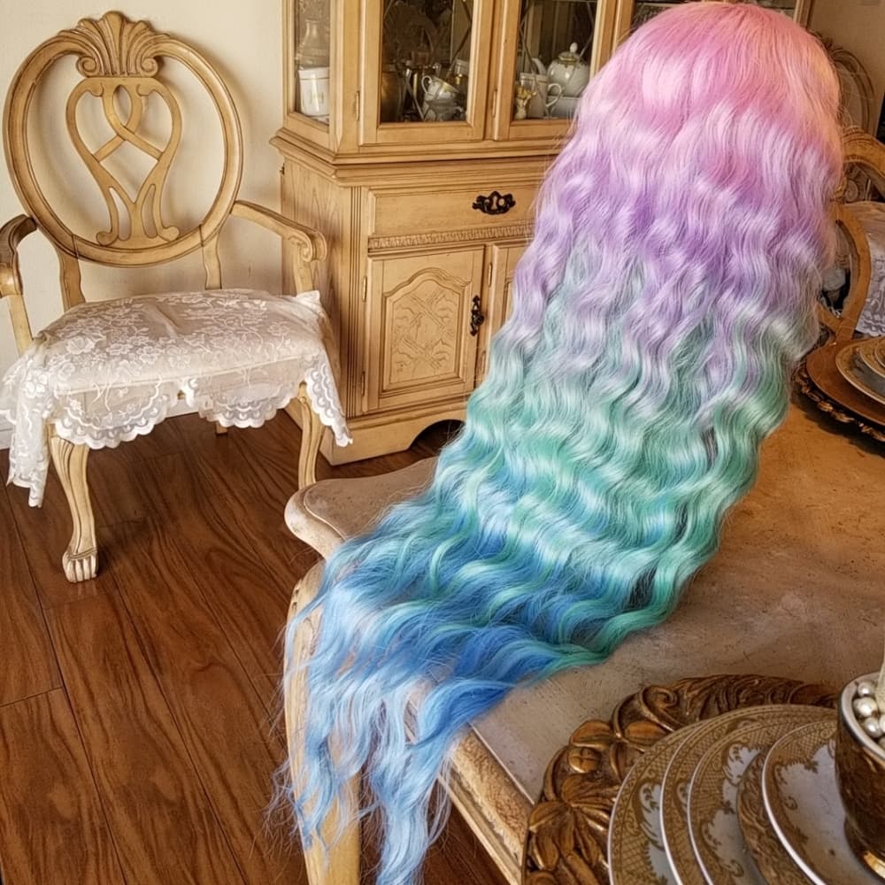 Rainbow Beauty Lace Front Wig - Thumbnail 15