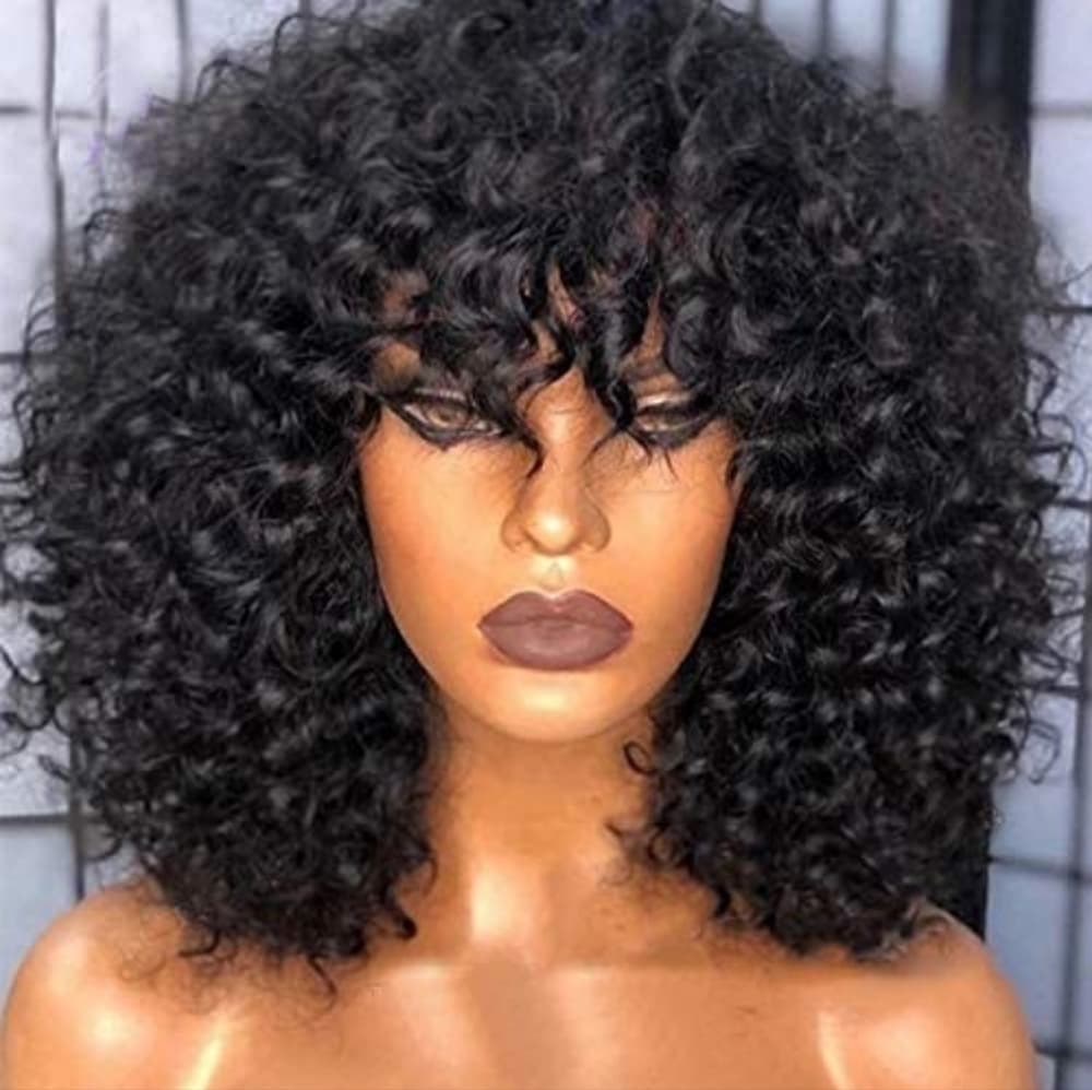 Black Human Hair Wig - Thumbnail 8