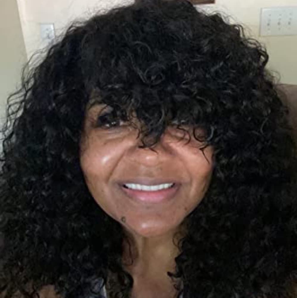 Black Human Hair Wig - Thumbnail 4