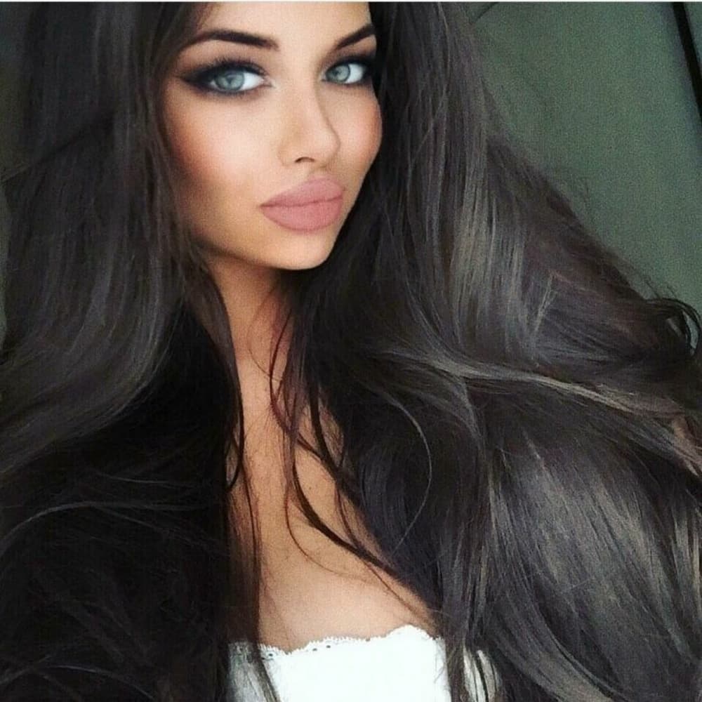 Dark Brown Beauty Full Head Clip in Extension - Thumbnail 4