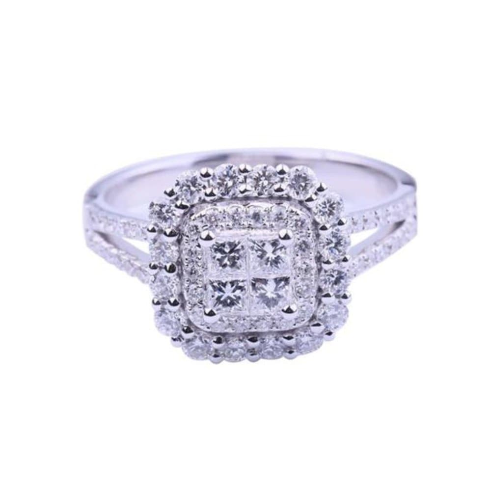 Cubic Zirconia Decor Ring - Thumbnail 2
