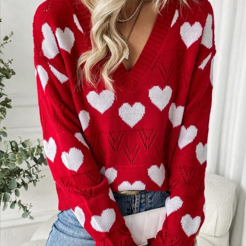Cozy Hearts Sweater