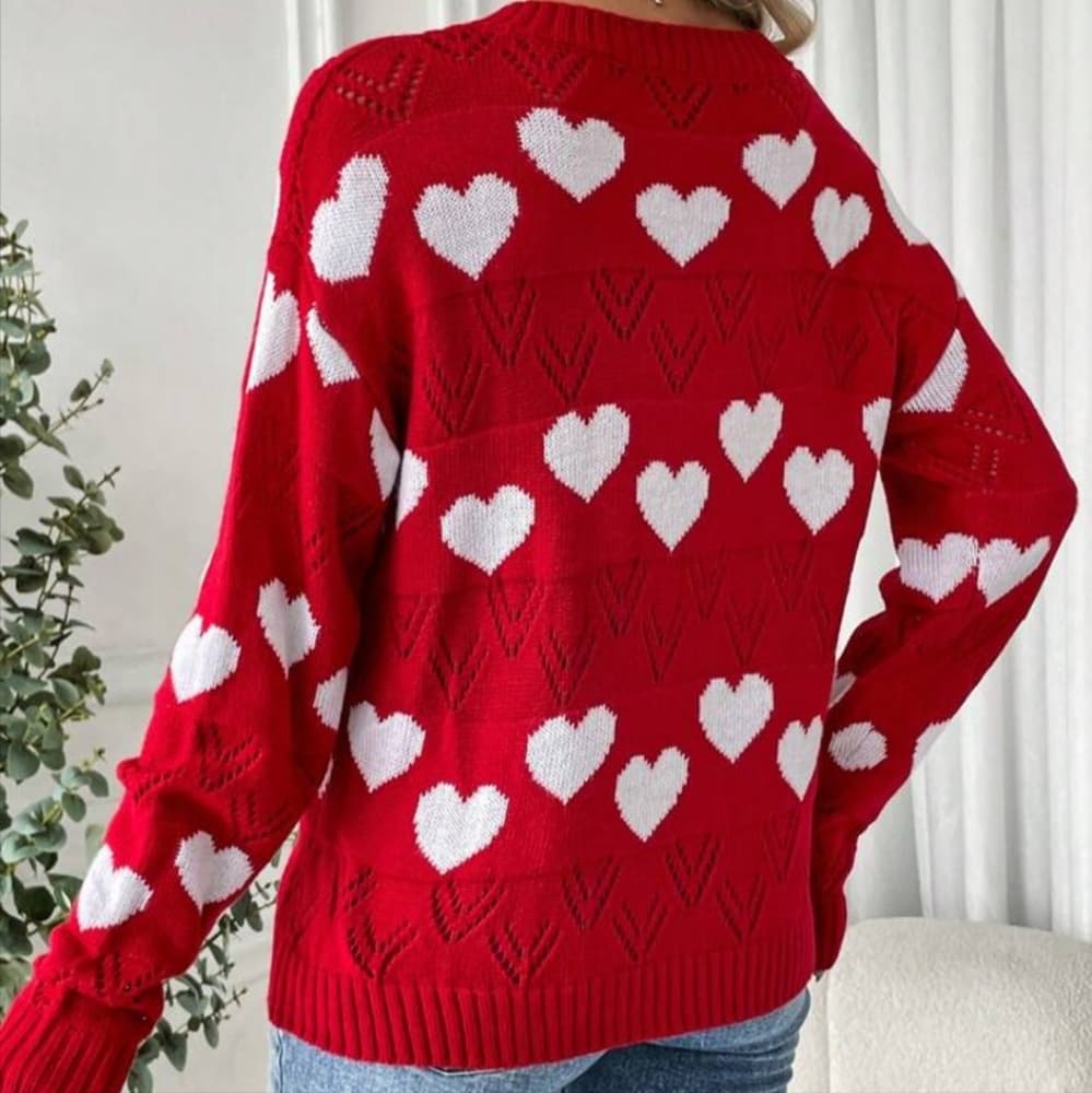 Cozy Hearts Sweater - Thumbnail 3