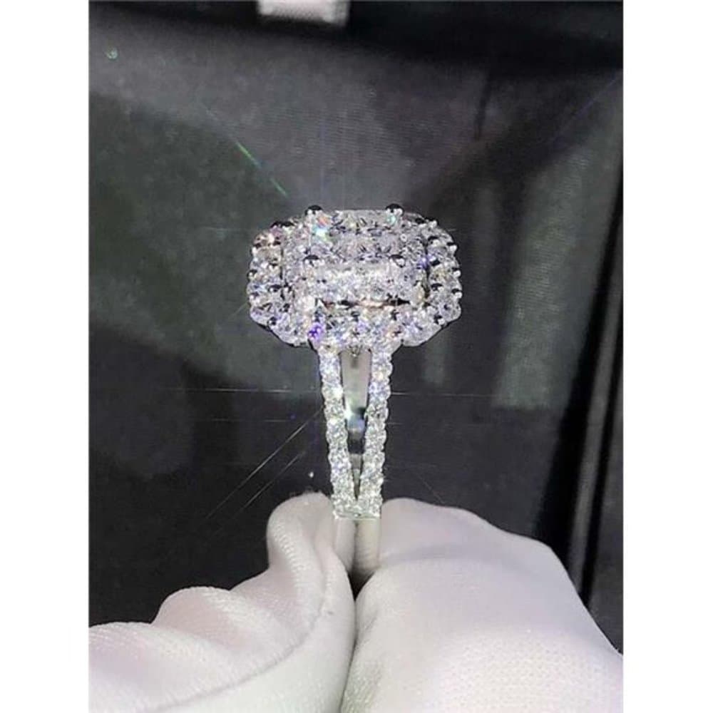 Cubic Zirconia Decor Ring - Thumbnail 4