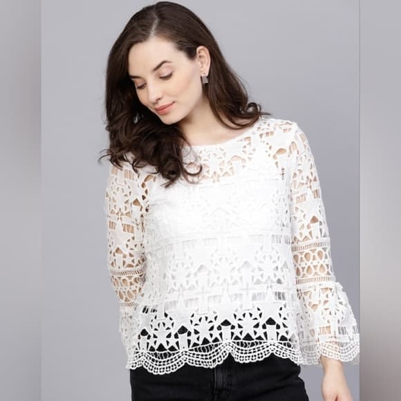White Beauty Top - Thumbnail 5